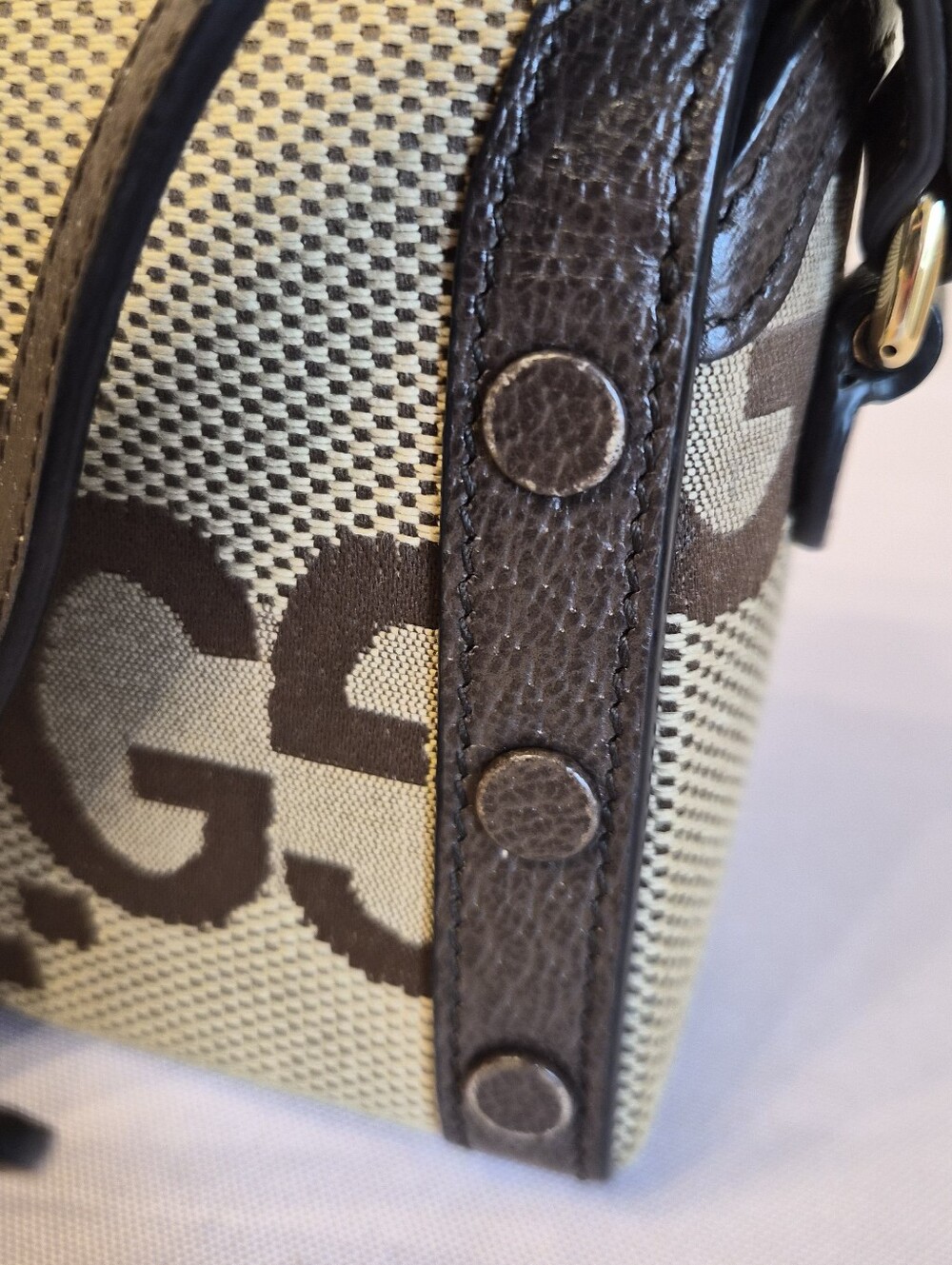 Gucci Horsebit 1955 GG Supreme Small Shoulder/Crossbody Bag - Picture 7 of 16